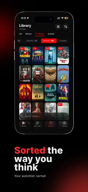 Watchd: Movie & TV Tracker screenshot 4