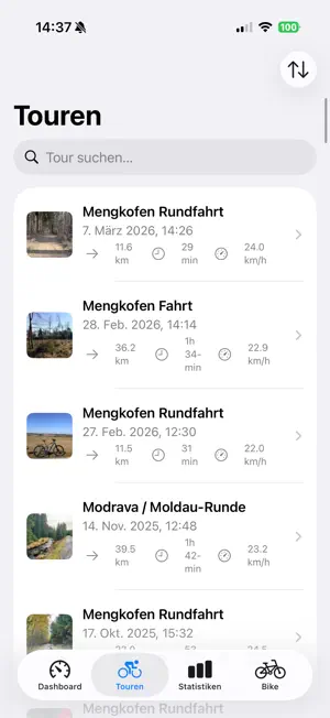EBikeData screenshot 1