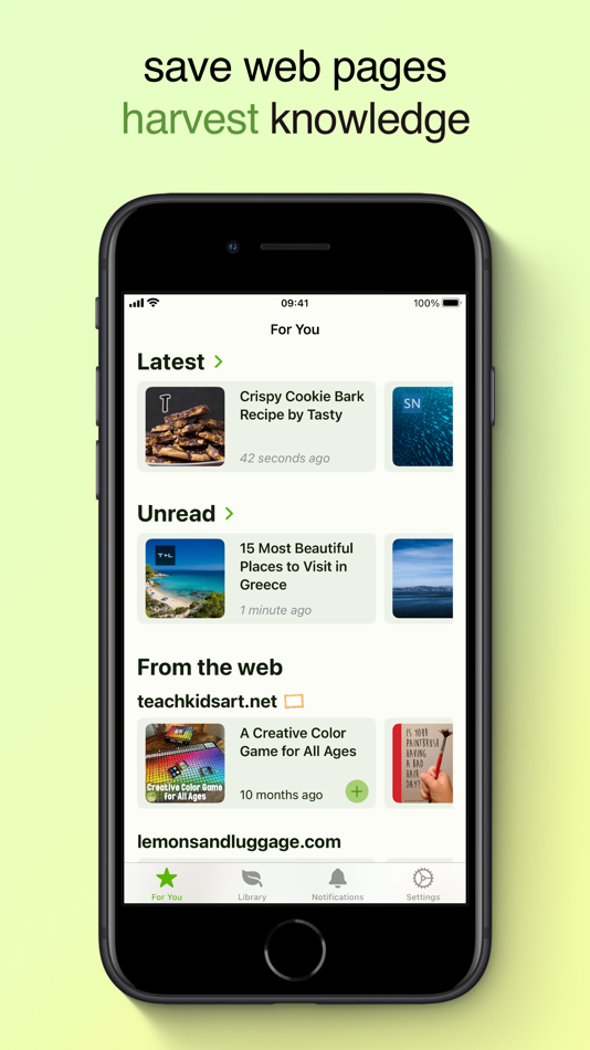#1. compost: AI driven web archive (iOS) Podle: 9187-1038 Quebec Inc