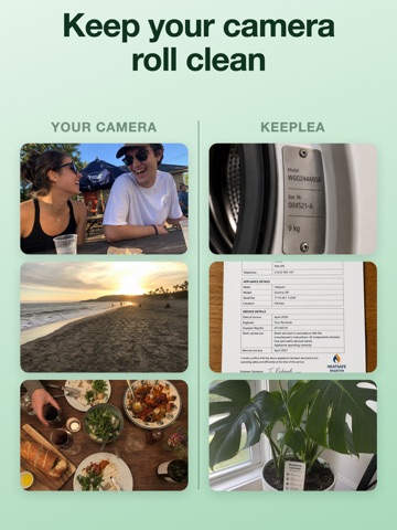 Keeplea: Snap to Remember iPad screenshot