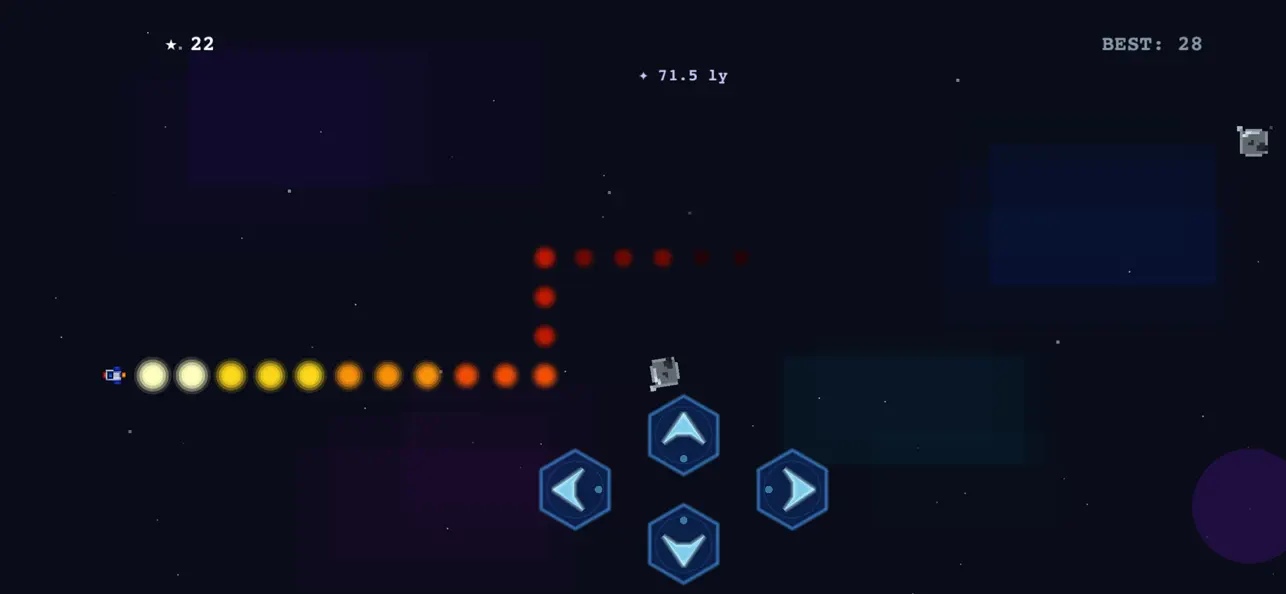 Screenshot #2 pour Asteroid Snake X