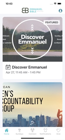 Emmanuel Bible Fellowship (WA) app screenshot