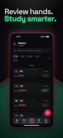 Poker AI: Odds & Equity Screenshot 5 of 6