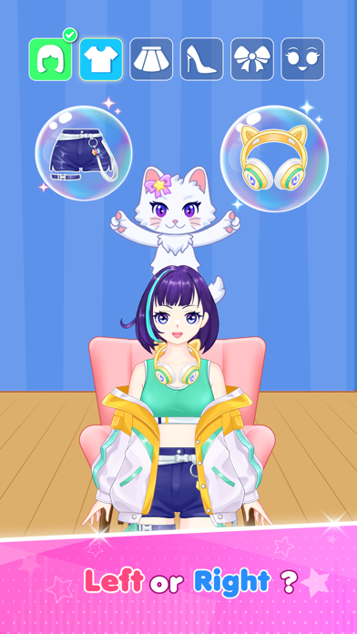 Left or Right: Anime Fashion Screenshot