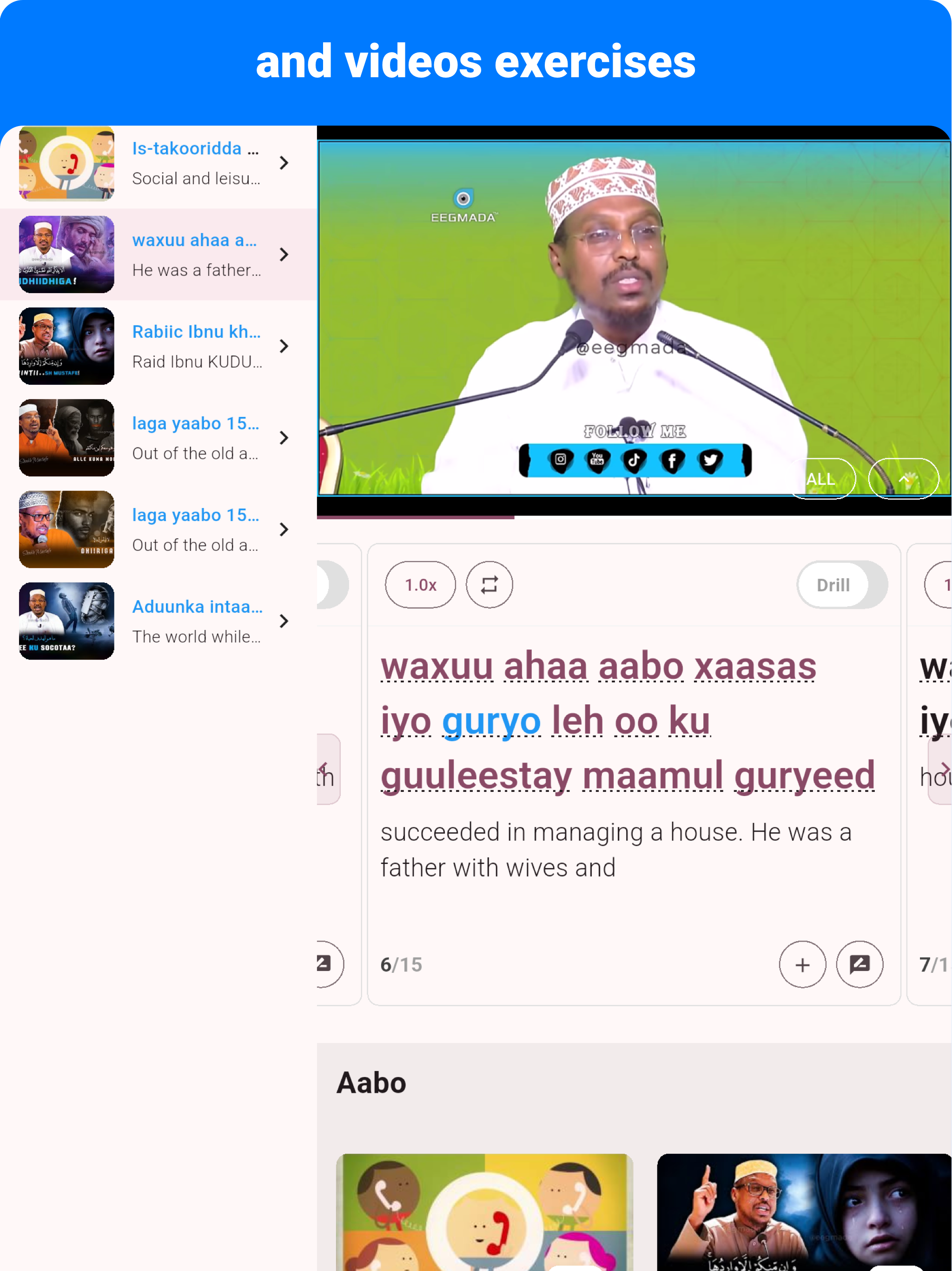 Somali - Listening Speaking