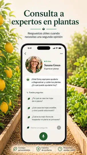 Captura de pantalla de PlantAID: Identifica & Cuida en iPhone 6
