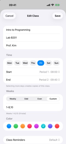 Timetable: Ad-Free Schedule screenshot 3