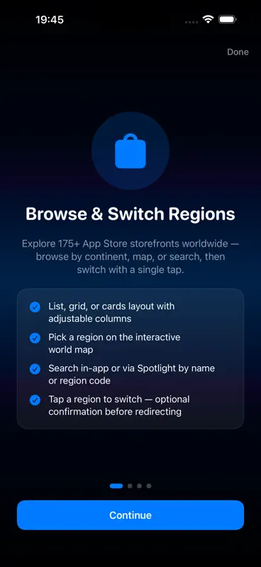 iStore — Store Region Browser screenshot 9 of 10
