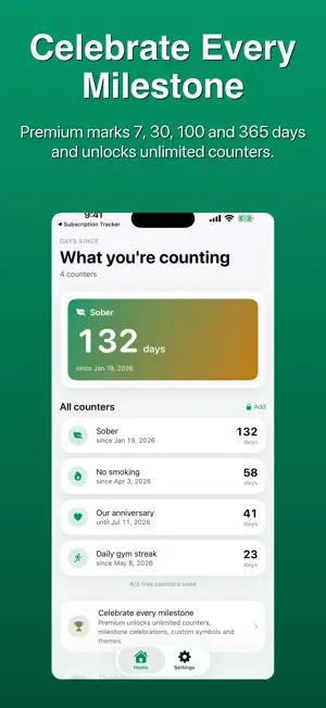 Days Since Tracker screenshot 3