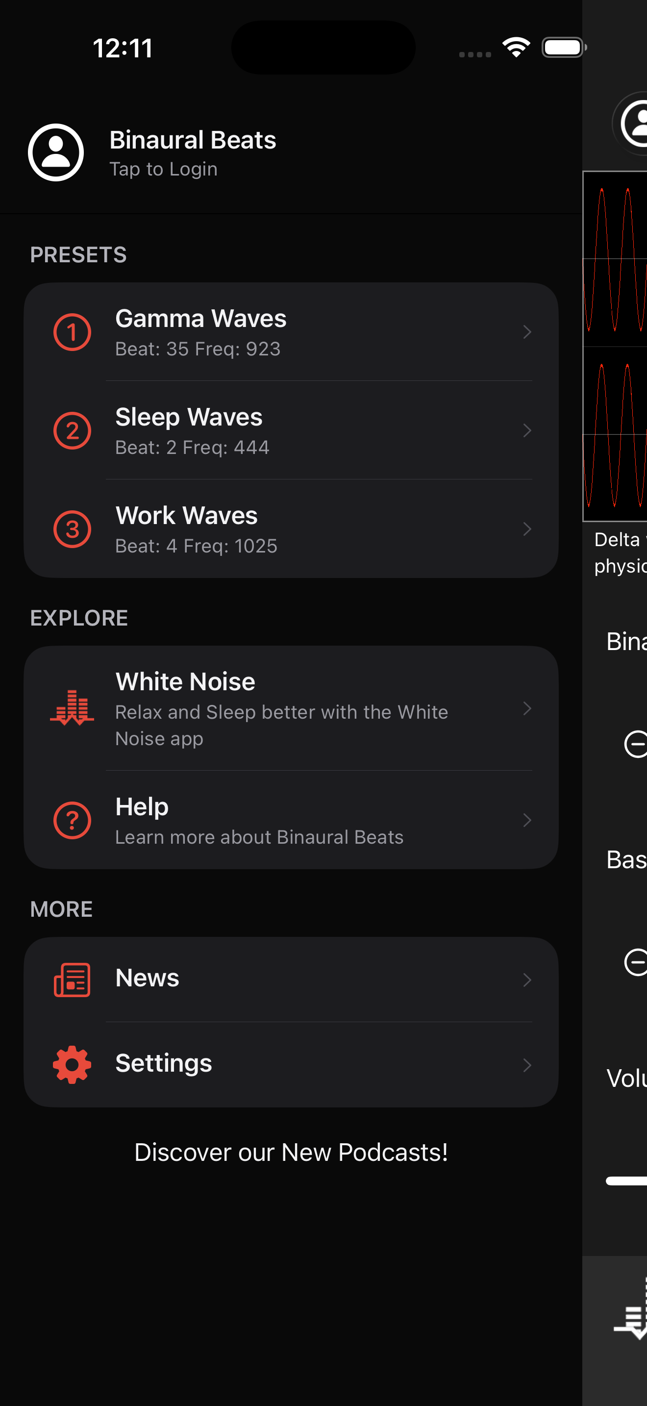Binaural Beats Generator + screenshot 4