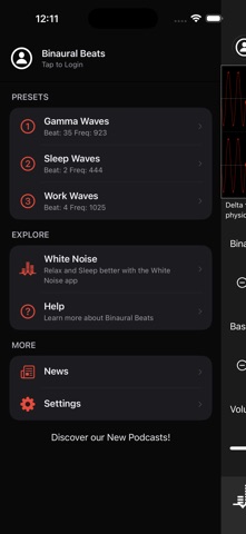 Binaural Beats Generator + Screenshot 4 of 6