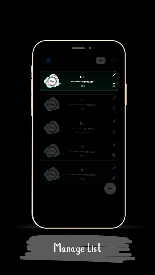 #2. IBAN | Swift Wallet Account (iOS) 由: ibrahim karagz