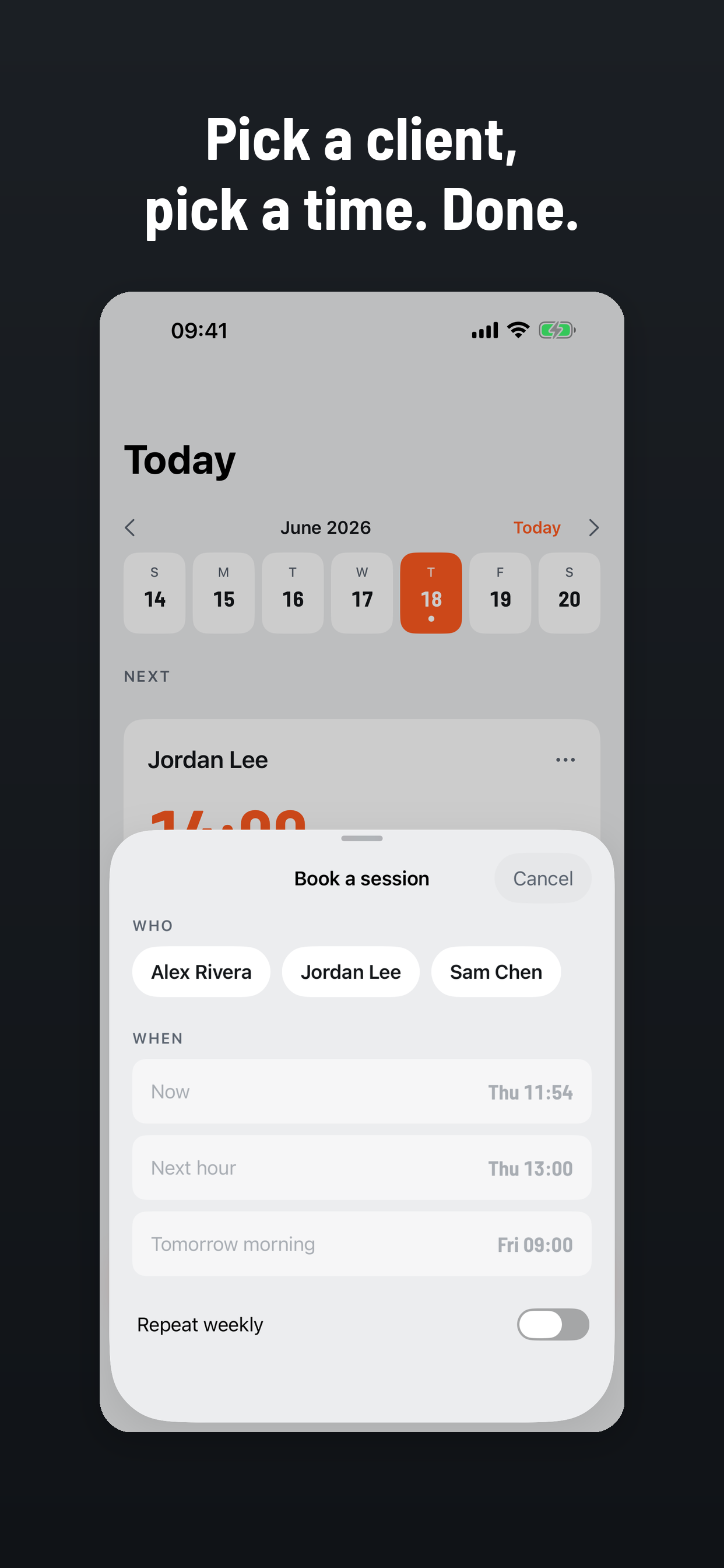 TrainerDesk: Client Portal screenshot 2