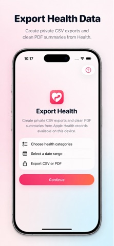Export Health screenshot