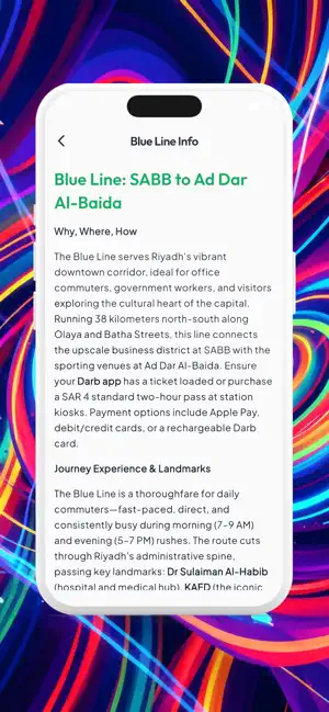 Riyadh Metro Route & Guide screenshot 3