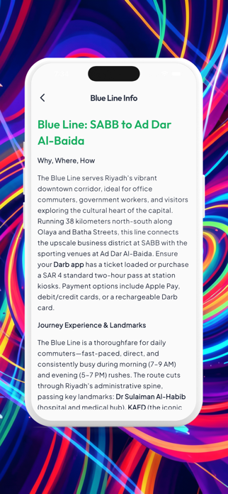 Riyadh Metro Route & Guide Screenshot 3 of 6