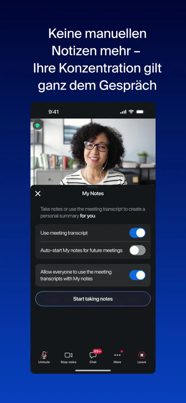 Zoom Workplace iPhone App Screenshot 3 – Wirtschaft