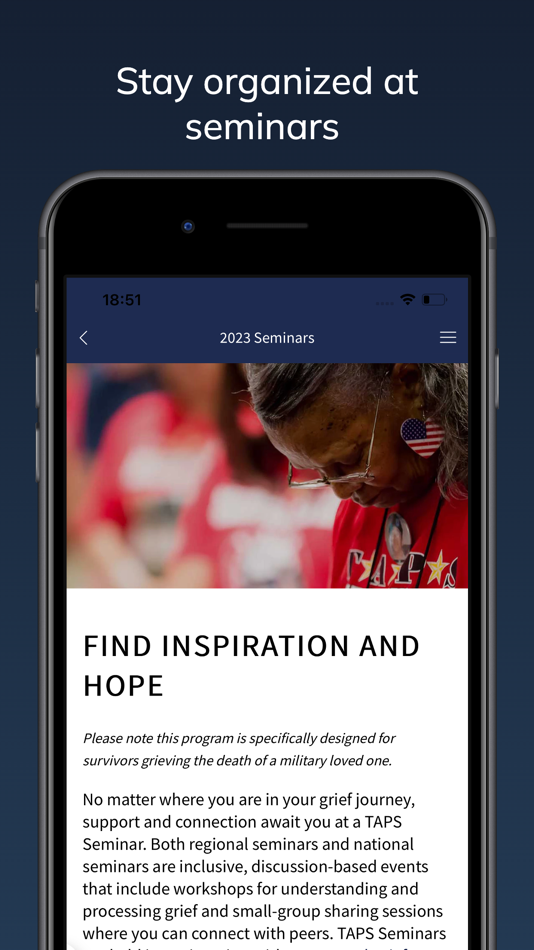 #4. The TAPS App (iOS) 由: TRAGEDY ASSISTANCE PROGRAM FOR SURVIVORS (TAPS)