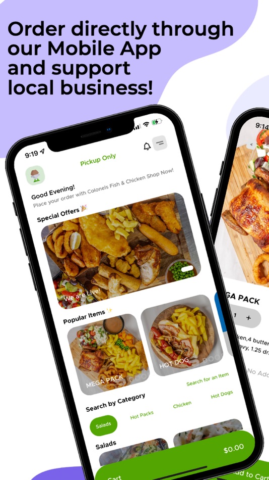 #1. Colonels Chicken & Fish (iOS) De: Mango Digital Pty LTD