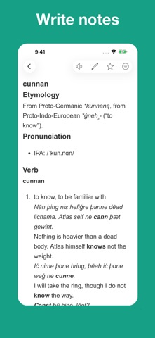 Old English Etymology screenshot