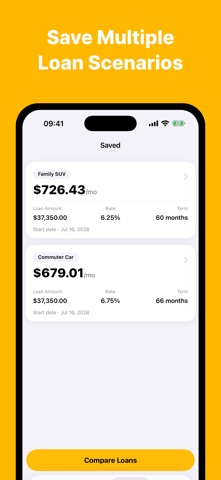 Auto Loan Calculator - Car iPhone screenshot