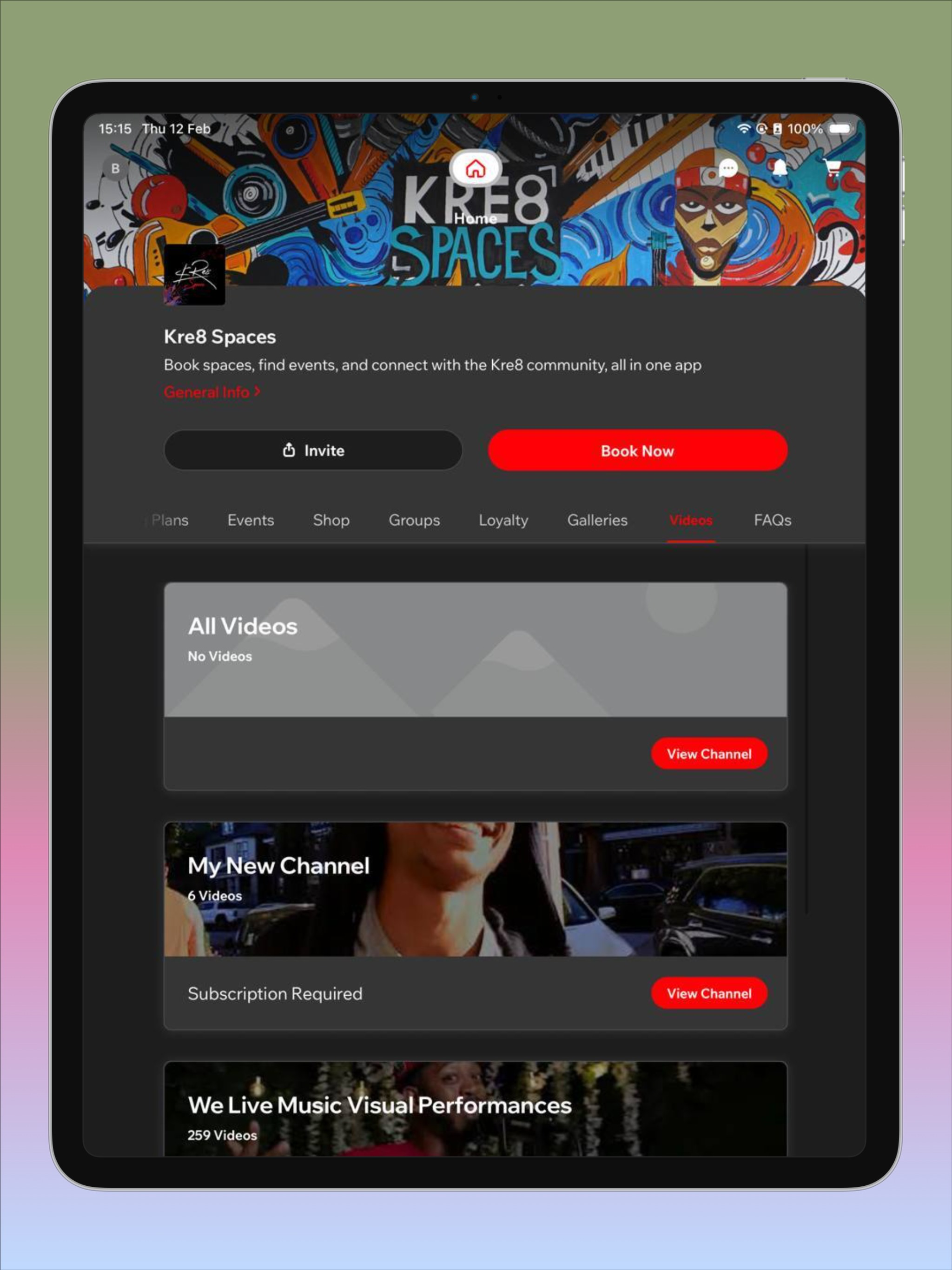 Kre8 Spaces screenshot 5