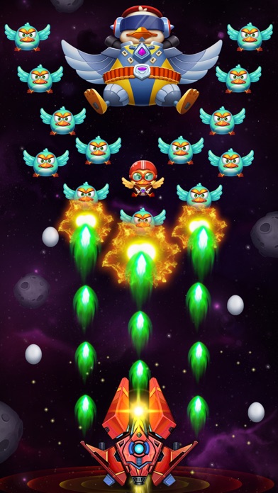 Chicken Attack: Galaxy Shooter Screenshot