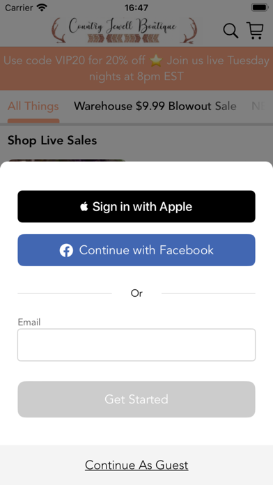 Country Jewell Boutique Screenshot