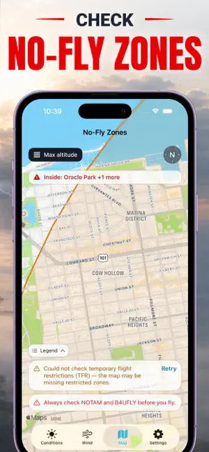 Drone & UAV Forecast, Weather screenshot 3