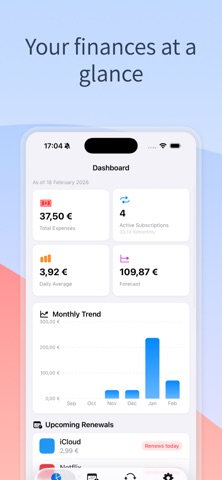 Kolt – Expense & Subscriptions screenshot