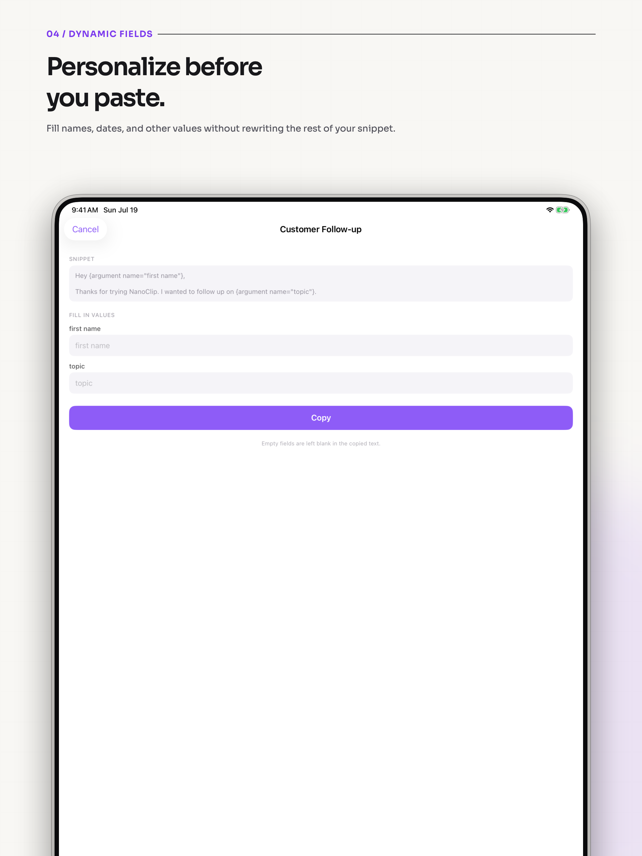 NanoClip - Clipboard Manager screenshot 9