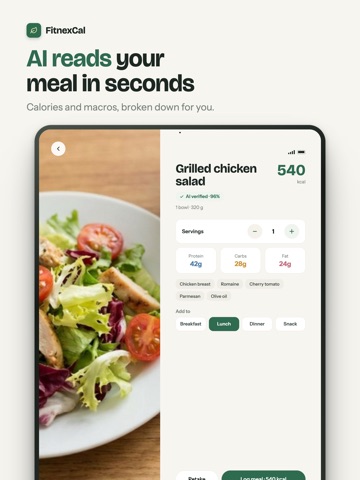 Kcal-AI iPad screenshot