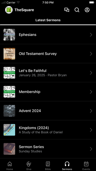 Church At The Square iPhone screenshot 2 - Education app