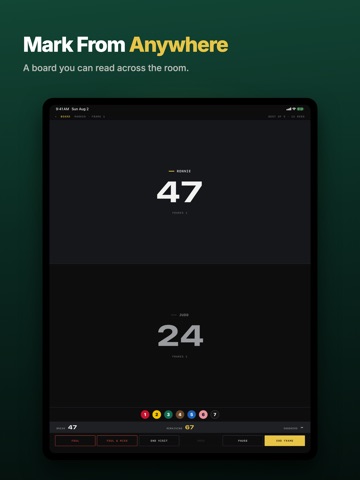 Snooker Scoreboard₊ iPad screenshot