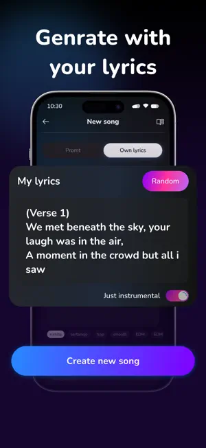Tune AI - Song & Music Maker screenshot 4