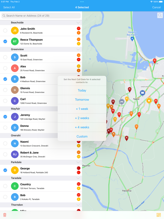 ServicePlanner iPad app afbeelding 4