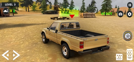 Offroad Prado Car Driving 2025 - Los jugadores son introducidos a una camioneta beige en un sereno campamento al aire libre, lo que indica la inclusión de entornos variados y actividades como el camping.