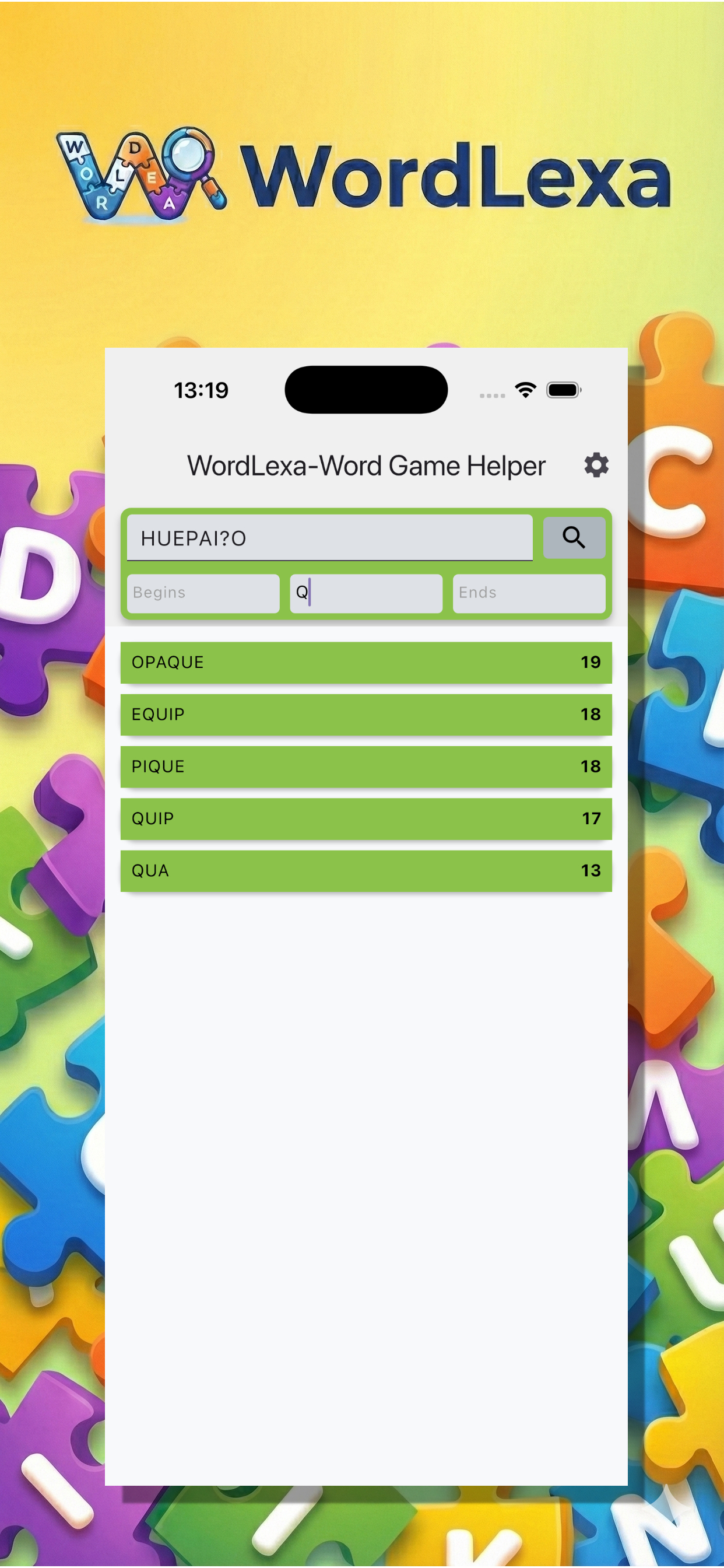 WordLexa - Word Game Helper screenshot 4