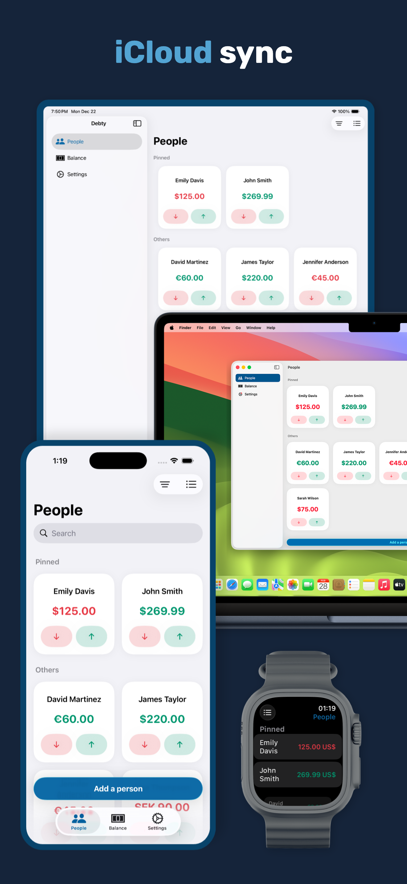 Debty - Private Debt Tracker screenshot 4