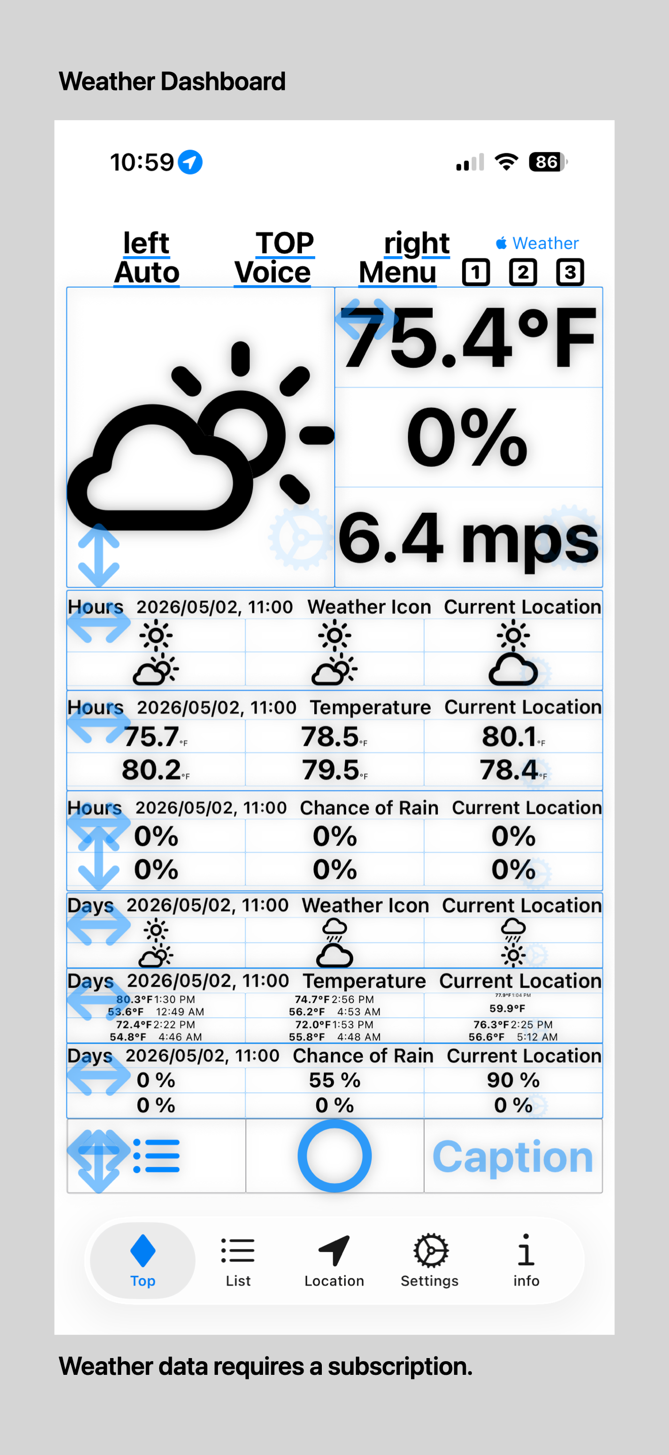 Data Display screenshot 4
