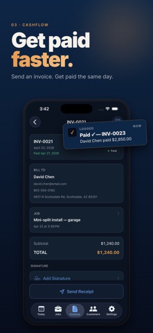Logged: Job & Invoice Tracker Screenshot 3 of 8