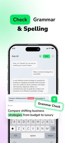 Write Message Email Replay: AI iPhone screenshot