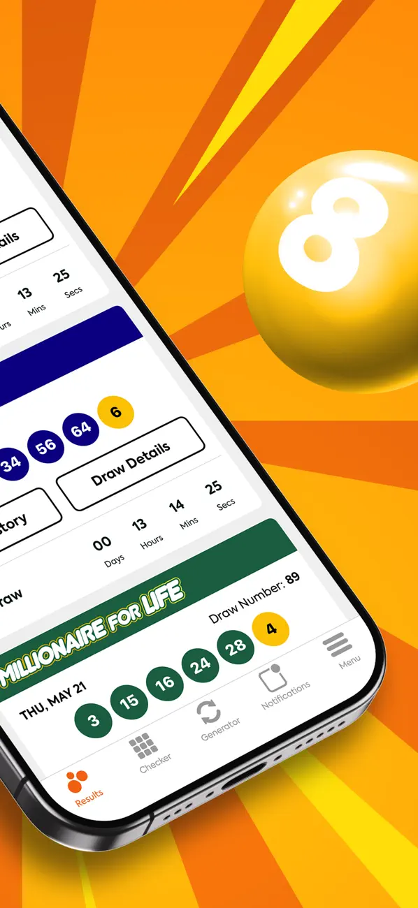 Screenshot #2 pour NH Lottery Numbers