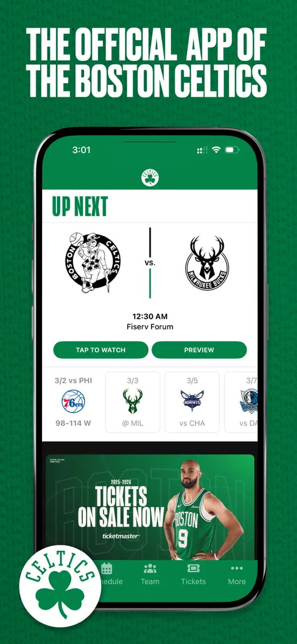 Screenshot #1 pour Boston Celtics