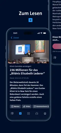 Screenshot von Tagesschau - Nachrichten auf dem iPhone 4