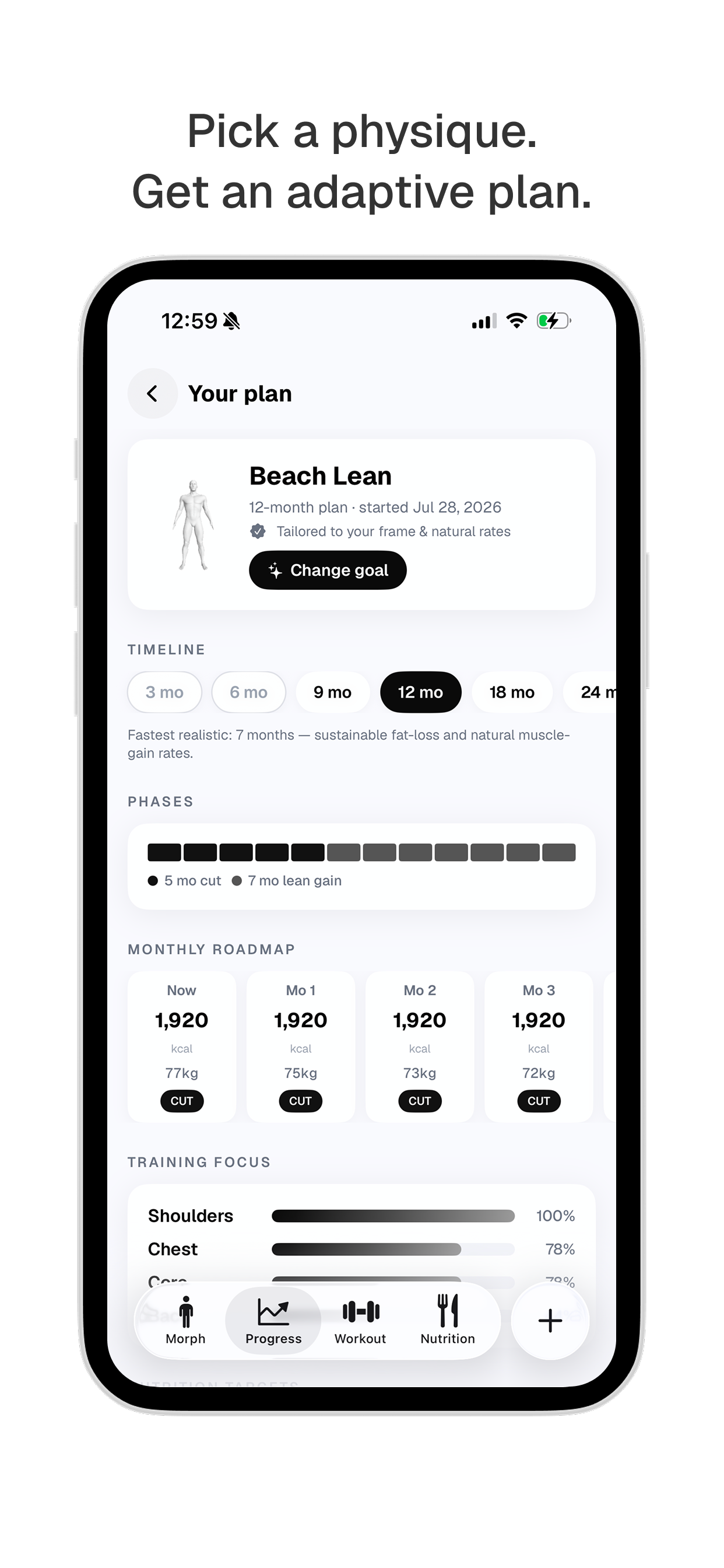 Morph: AI Body Transformation screenshot 2