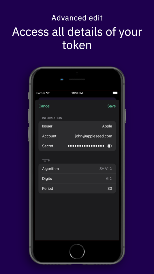#3. Chronos Authenticator (iOS) By: Joel-David Wong