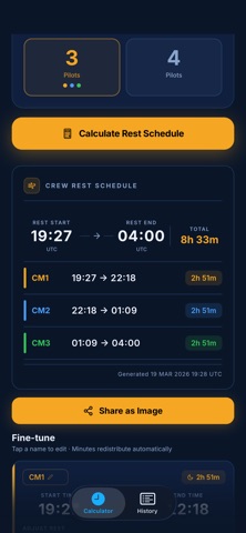 Crew Rest Pro Screenshot 2 of 4