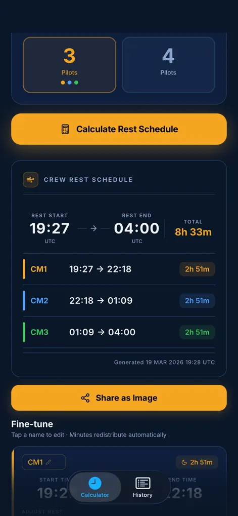 Crew Rest Pro - Utilities App | MWM