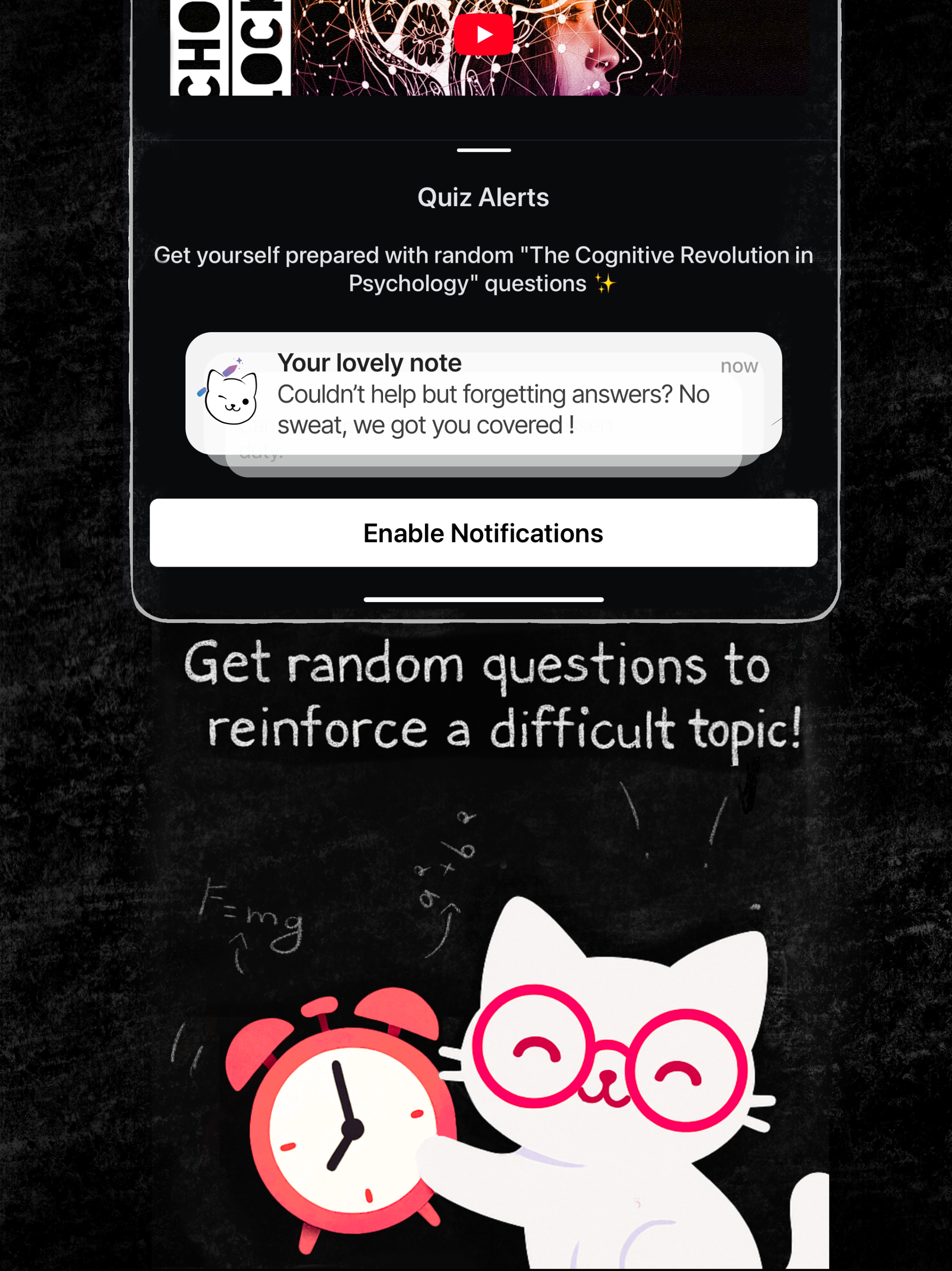 Bycat AI: Note,Quiz,Alerts